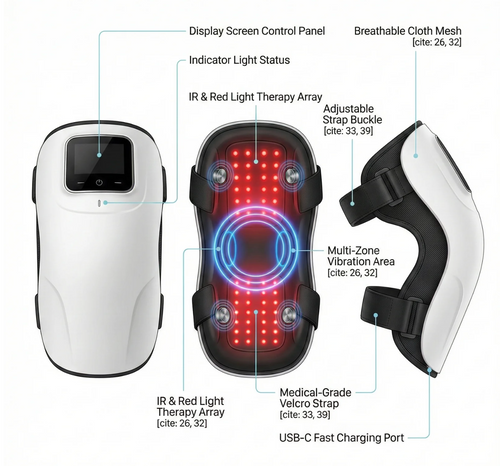 ThermaFlex Smart Heated Knee Massager